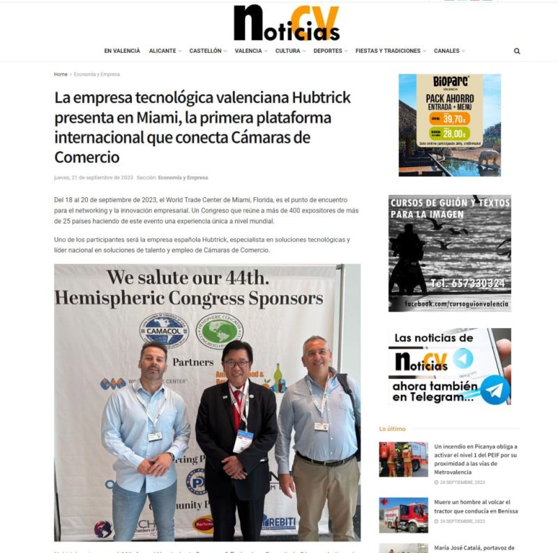 Hubtrick presenta en Miami la plataforma que conecta Cámaras de Comercio